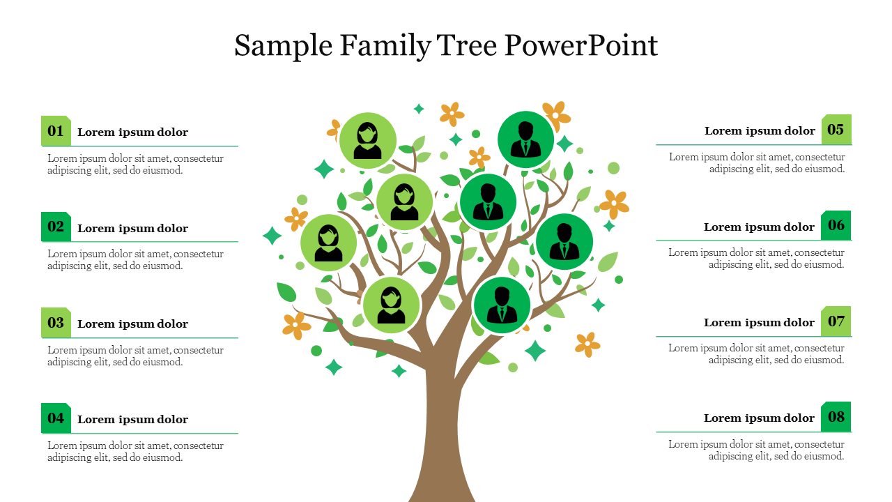 Sample Family Tree PowerPoint Presentation